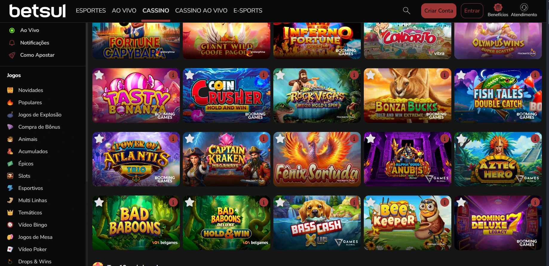 betsul casino slots